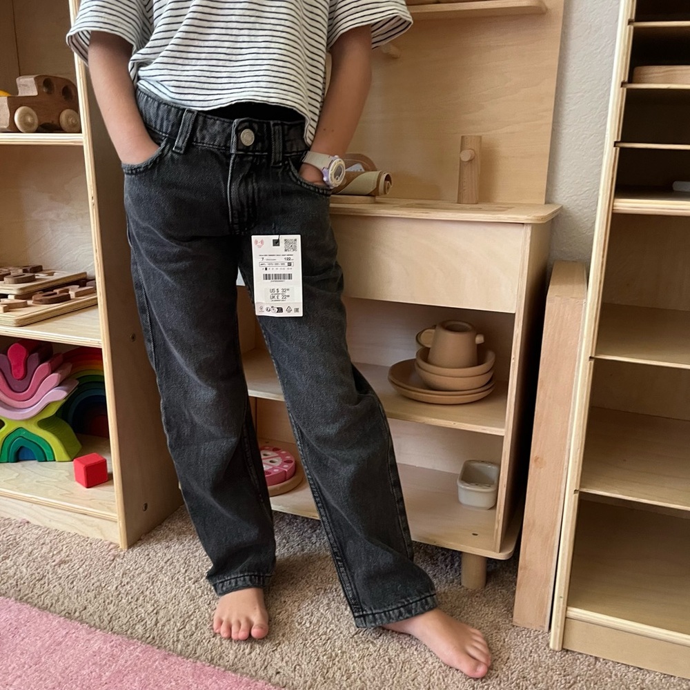 Zara Kids The Original Fit Black Kids Jeans
